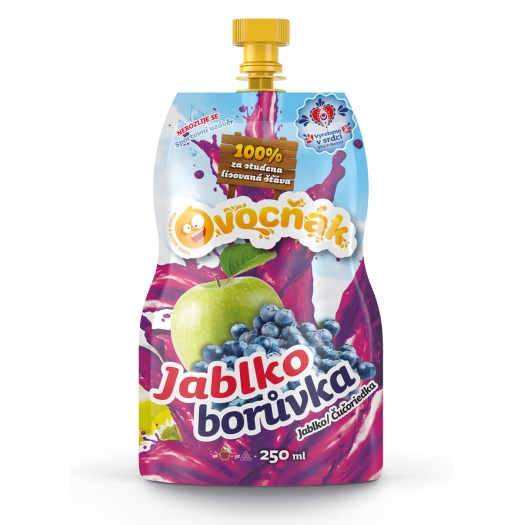 Mošt jablko a borůvka