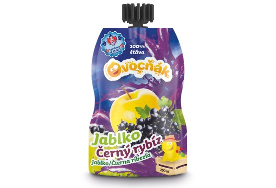 Mošt jablko a černý rybíz