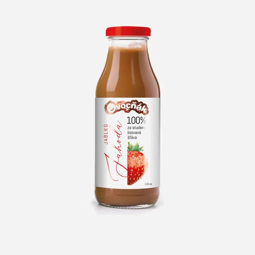 Mošt jablko a jahoda