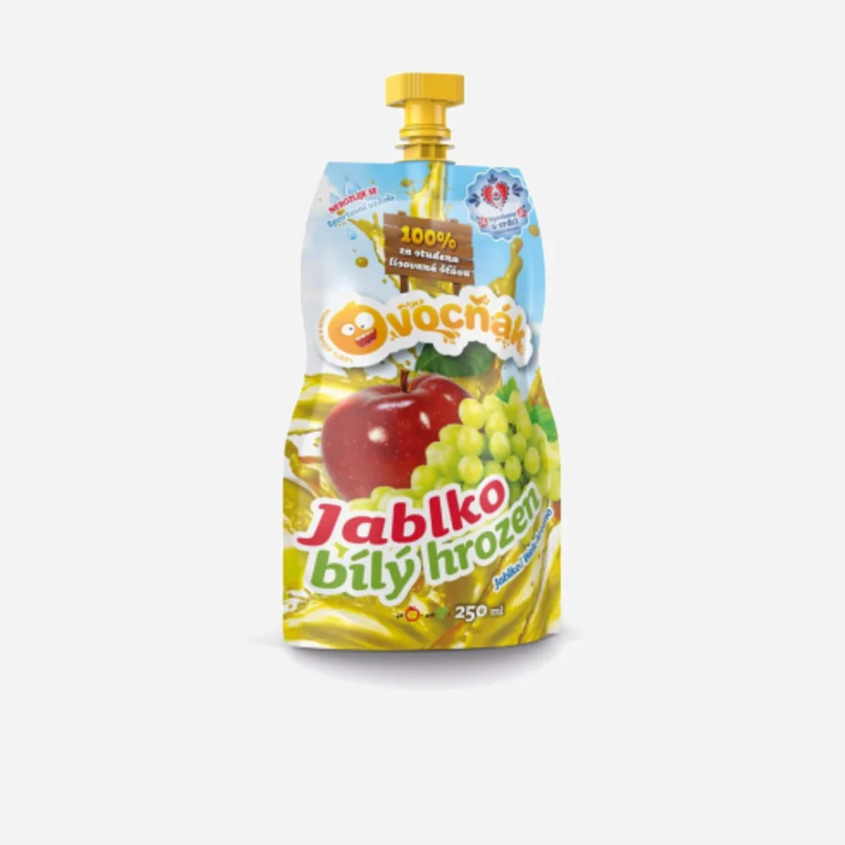 Mošt jablko - bílý hrozen
