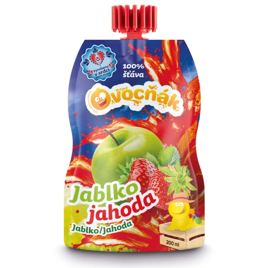 Mošt jablko - jahoda