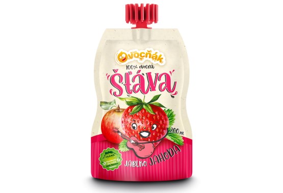Mošt jablko - jahoda