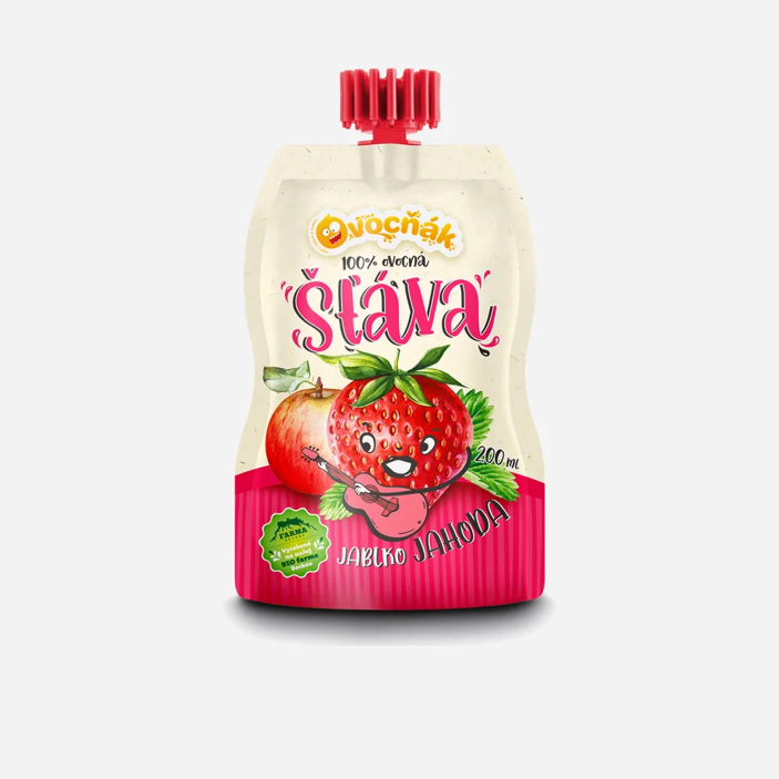 Mošt jablko - jahoda