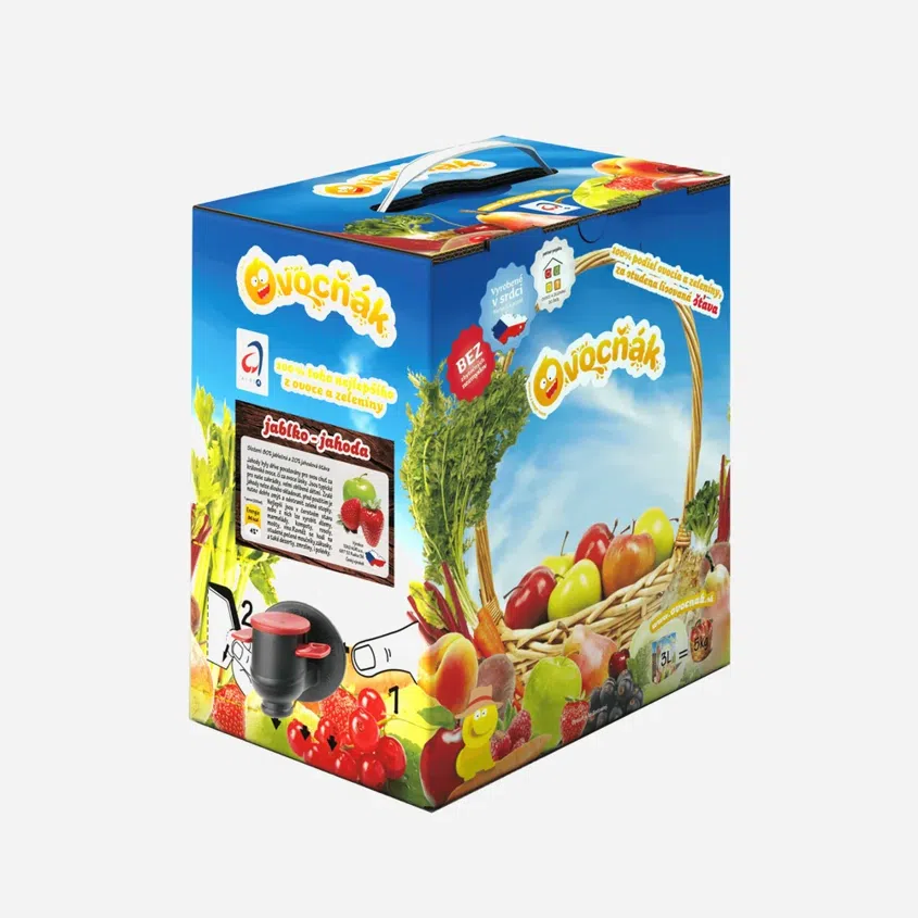 Mošt jablko - jahoda