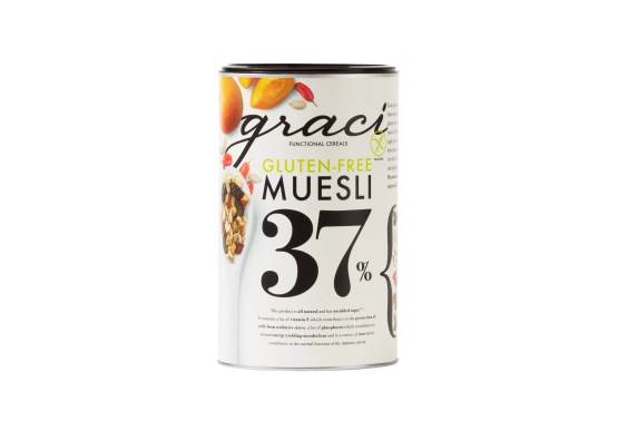 Muesli bezlepkové 37% sušeného ovoce a semínek