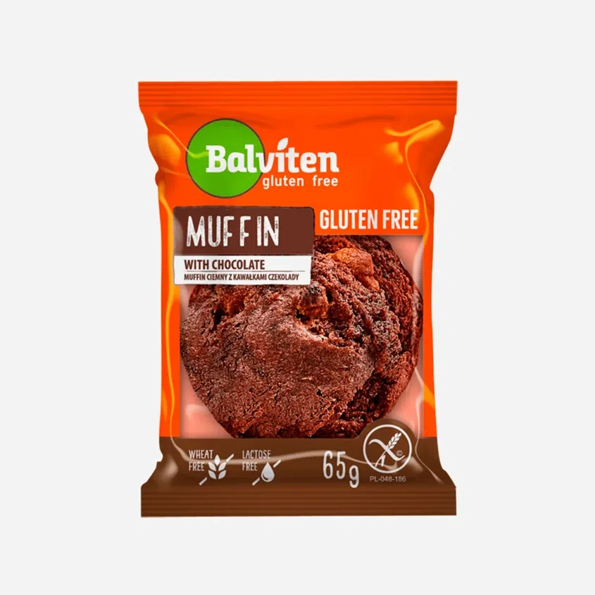 Muffin čokoládový s kousky čokolády bez lepku