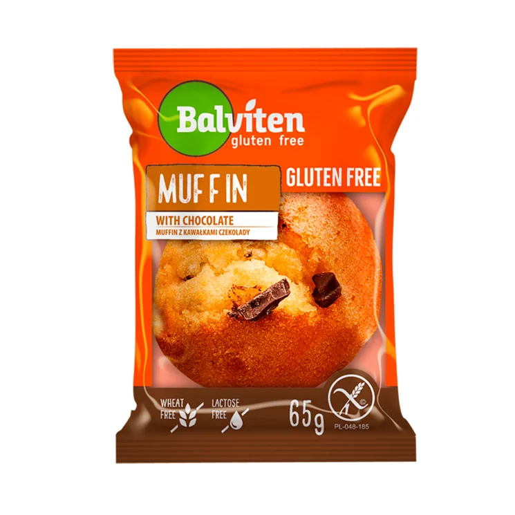 Muffin světlý s kousky čokolády bez lepku - expirace