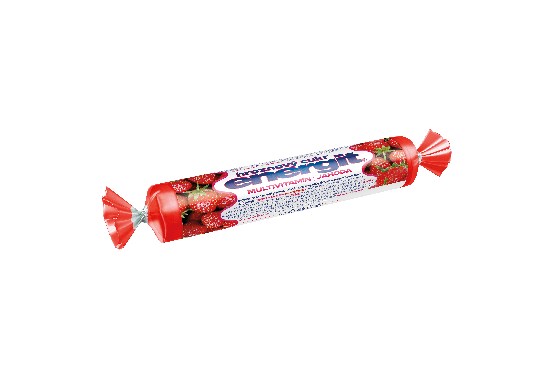 Multivitamín hroznový cukor 17 tabliet - jahoda