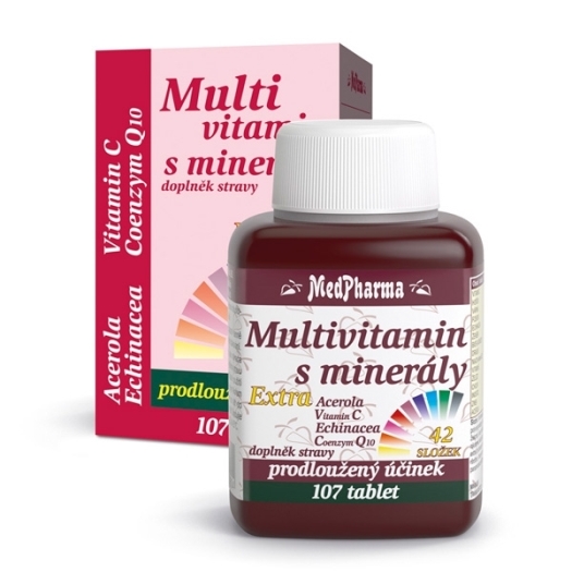 Multivitamin s minerály +extra C,Q10 107 tablet