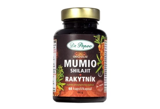 Mumio (Shilajit) s rakytníkem