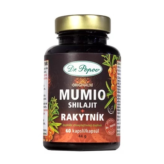Mumio (Shilajit) s rakytníkem