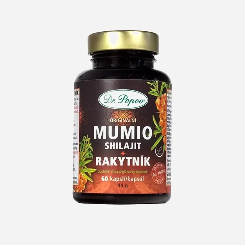 Mumio (Shilajit) s rakytníkem