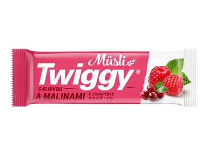 MüsIi ovocná s klikvou a malinami v jogurtové polevě 12 x 30 g