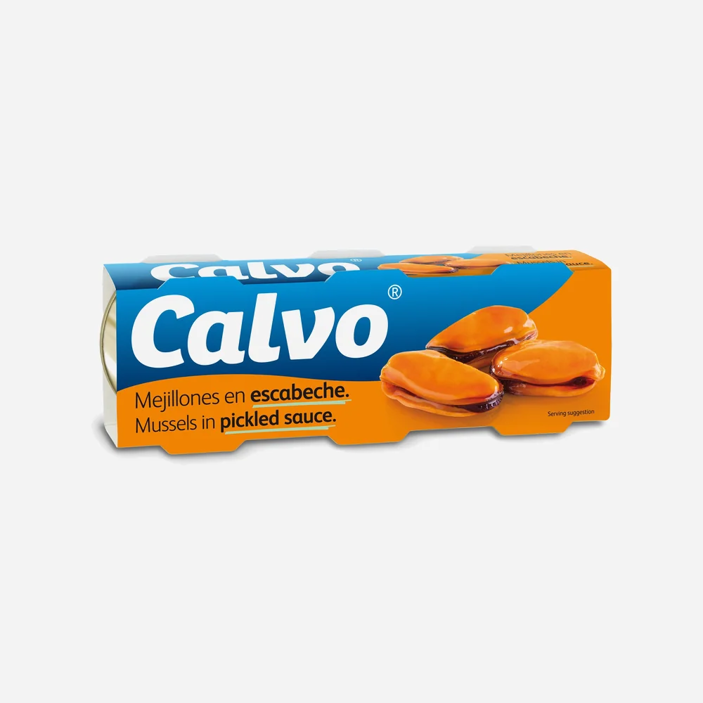 Mušle v marinádě 3x80 g