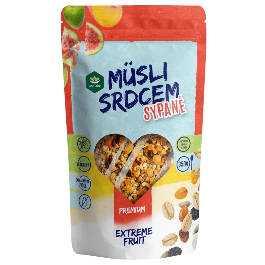 Müsli srdcem Extreme fruit