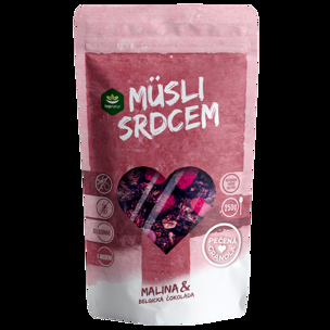 Müsli srdcem Malina&Čokoláda 250g