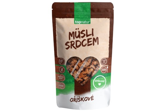 Müsli srdcem oříškové