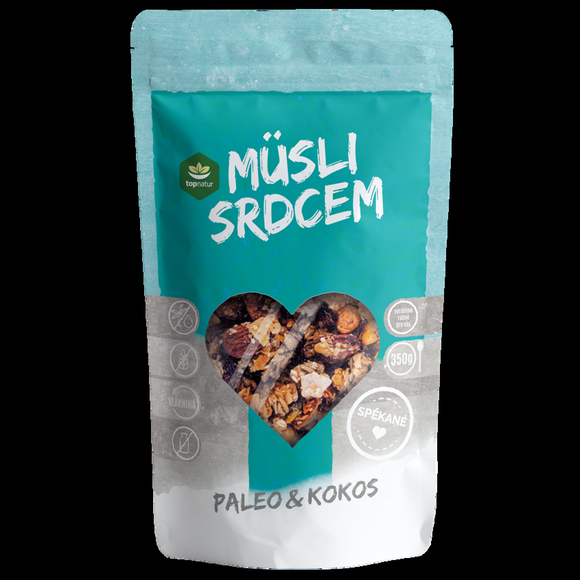 Müsli srdcem Paleo a Kokos 350g