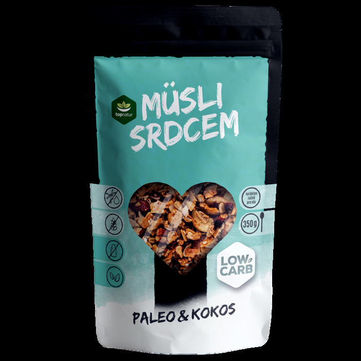 Müsli srdcem paleo a kokos Low carb