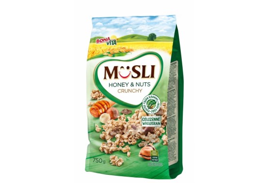 Musli zapekané s medom a orechmi