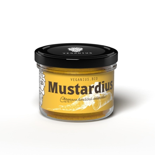 Mustardius hořčice sklo