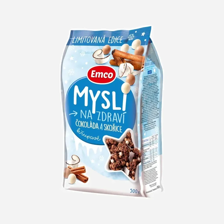 Mysli čokoláda a skořice limitovaná edice