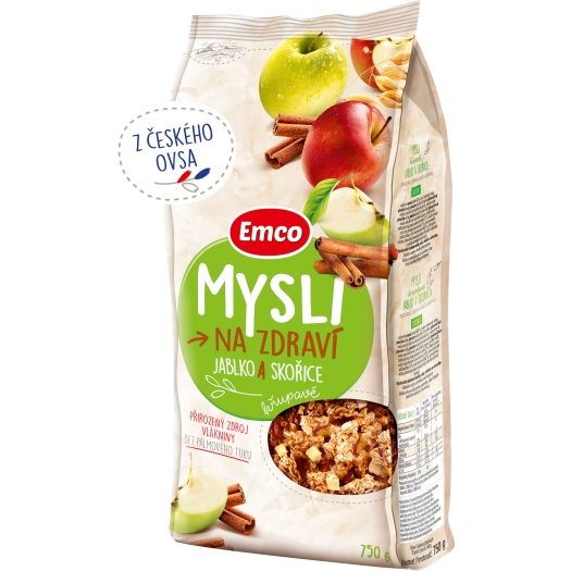Mysli jablko a skořice