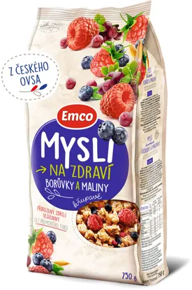 Mysli křupavé - Borůvky a maliny 6 x 750 g