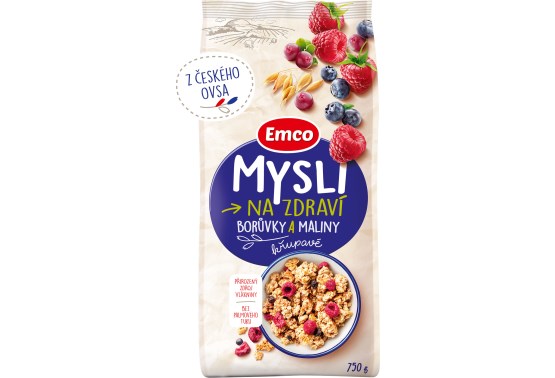 Mysli křupavé - Borůvky a maliny