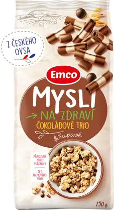 Mysli křupavé - Čokoládové trio 6 x 750 g