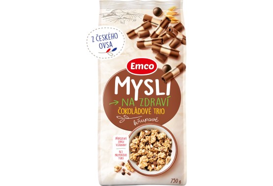 Mysli křupavé - Čokoládové trio