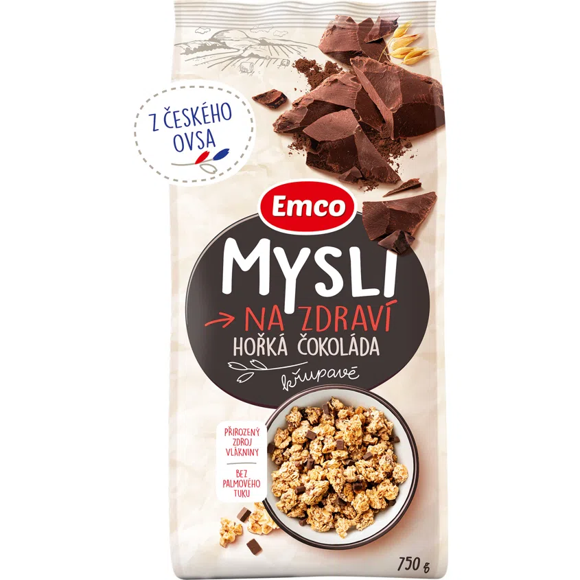 Mysli křupavé - Hořká čokoláda