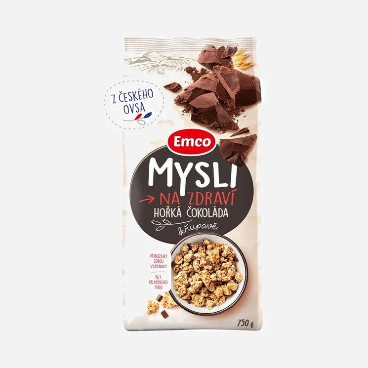Mysli křupavé - Hořká čokoláda