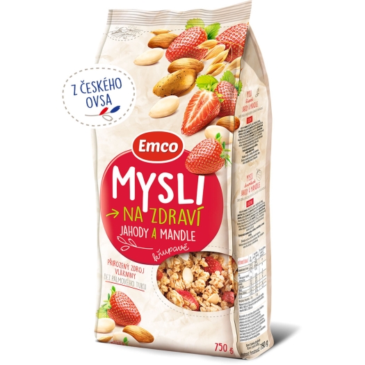 Mysli křupavé - Jahody a mandle