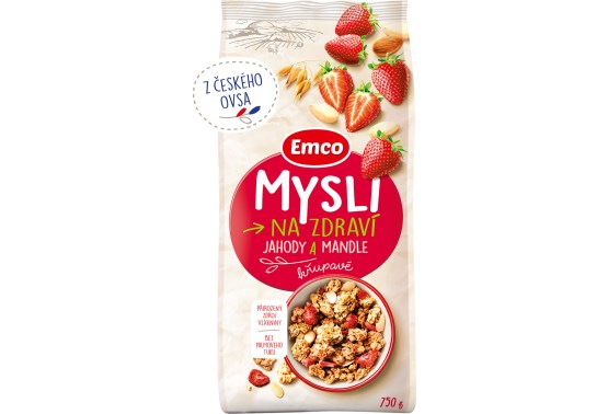 Mysli křupavé - Jahody a mandle