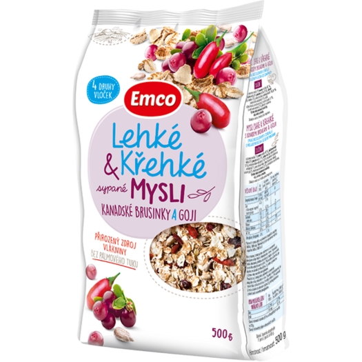 Mysli Lehké a křehké - kanadské brusinky a goji