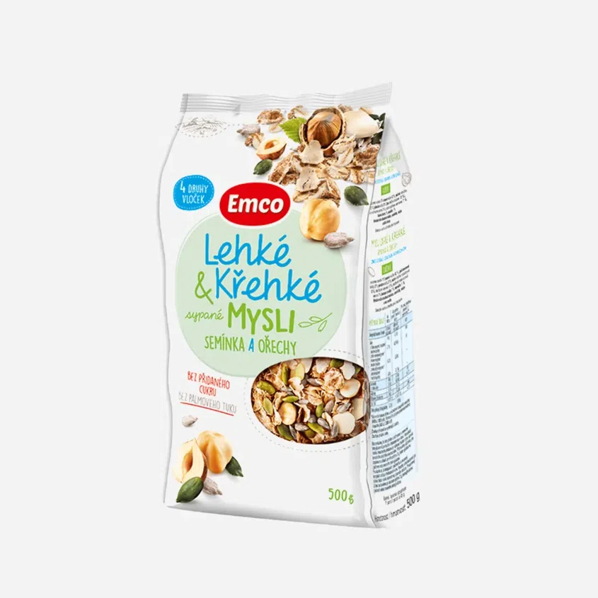 Mysli Lehké a křehké - semínka a ořechy