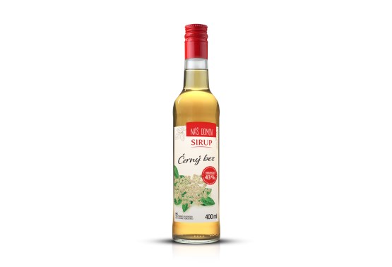 Náš domov sirup černý bez