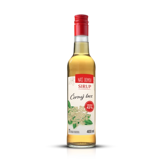 Náš domov sirup čierny bez
