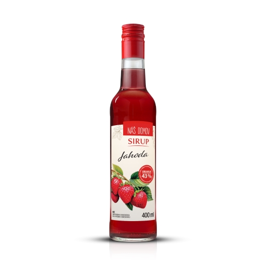 Náš domov sirup jahoda