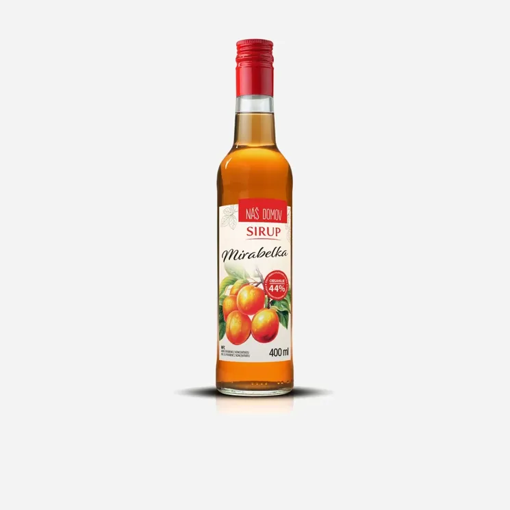 Náš domov sirup mirabelka 12 x 400  ml
