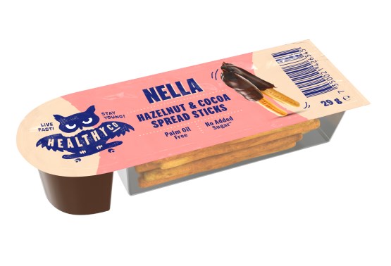 Nella lískovooříškový a kakaový krém s tyčinkami