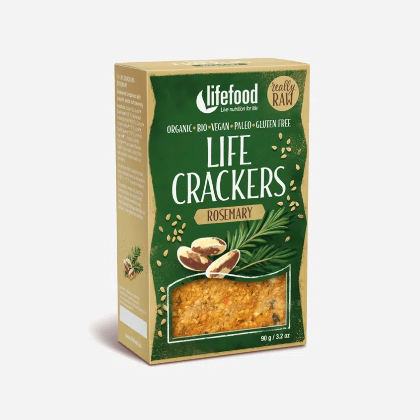 Nepečené VITA Placky Rozmarýnové BIO