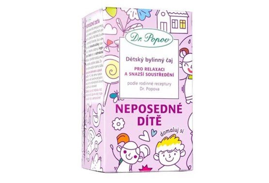 Neposedné dieťa, detský bylinný čaj 20 sáčkov
