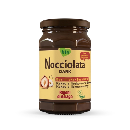 Nocciolata tmavá bez mléka BIO