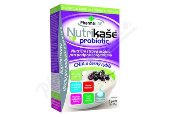Nutrikaše Probiotic Chia a čierne ríbezle