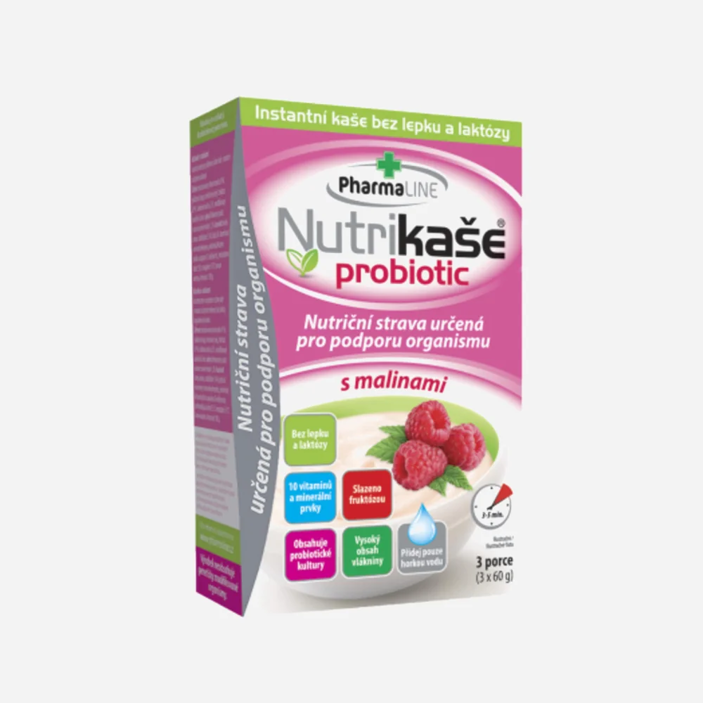 Nutrikaše probiotic s malinami