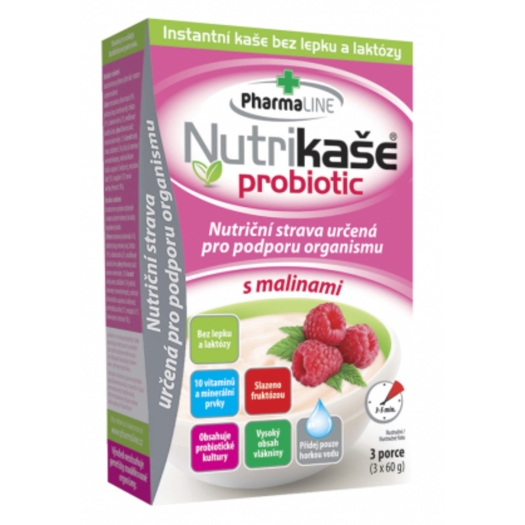 Nutrikaše probiotic s malinami