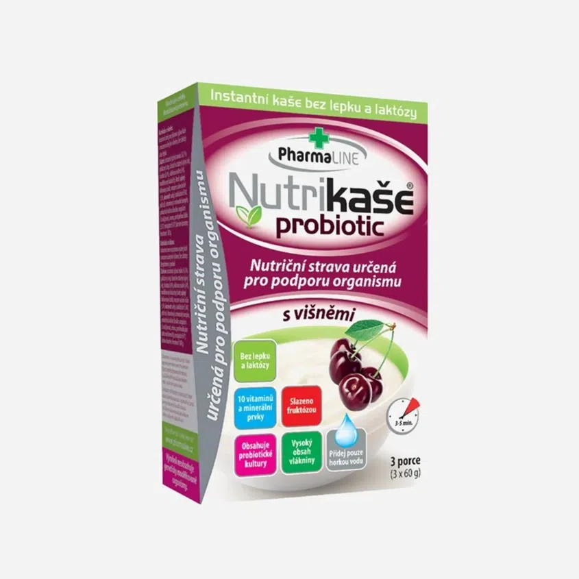 Nutrikaše probiotic s višněmi 3x60 g
