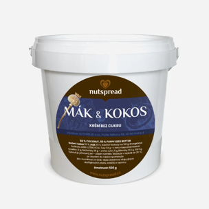 NUTSPREAD Kokosovo-makové máslo 500 g expirace